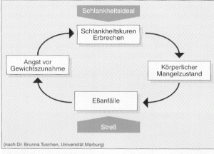 Der Teufelskreis bei Essstörungen